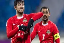 شکست شباب الاهلی در شب گلزنی سردار آزمون و حضور عزت اللهی