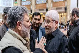 رویارویی دو مداح معروف در مراسم گرامیداشت یک سردار سپاه + عکس
