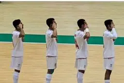 سلام نظامی ملی پوشان فوتسال قبل از فینال