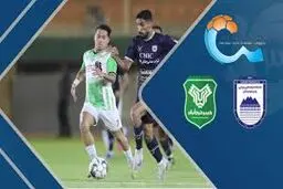 خلاصه بازی چادرملو مقابل خیبر را ببینید+ ویدئو