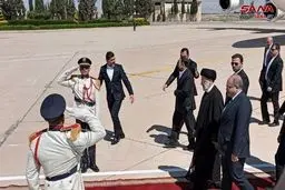 الرئیس الإیرانی إبراهیم رئیسی یصل مطار دمشق الدولی