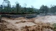 سیل در عباس‌آباد، چالوس، آمل، نور و سوادکوه/ ویدئو

