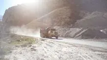 کاهش آلودگی هوا در جاده هراز با تعطیلی معادن شن و ماسه
