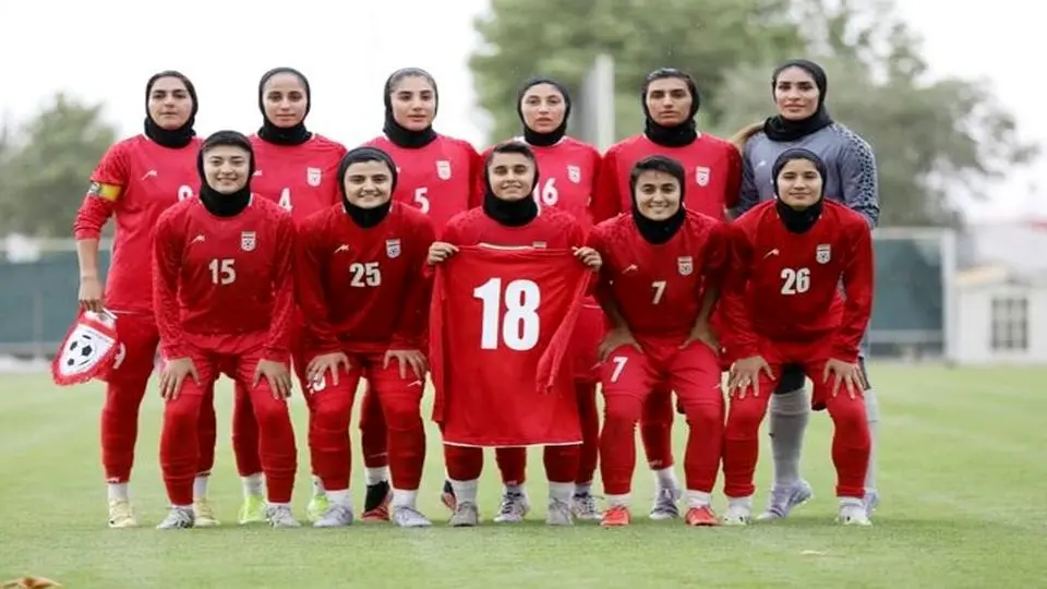 برد ۷ گله تیم ملی فوتبال زنان ایران مقابل عراق