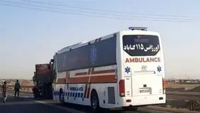 ۳ فوتی و ۱۴ مصدوم در تصادف زنجیره‌ای محور گناباد به قاین
