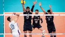 ایران دهمین تیم برتر والیبال جهان در حال حاضر + جدول