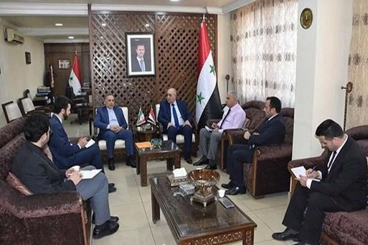 Iran, Syria discuss boosting coop. in industry field