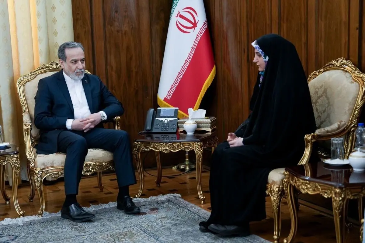 عراقچی با مهدیه اسفندیاری دیدار کرد