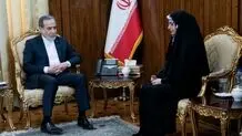 عراقچی با مهدیه اسفندیاری دیدار کرد