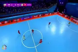 گل دوم فوتسال ایتالیا به ایران را ببینید + ویدیو