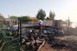 چادران در آتش بی‌اعتنایی سوخت + ویدئو
