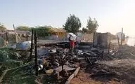 چادران در آتش بی‌اعتنایی سوخت + ویدئو