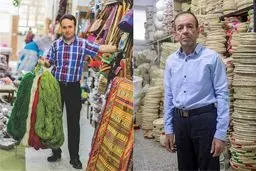 پدر و پسر تولید کننده صنایع دستی