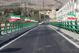 افتتاح پل سفیدرود منجیل و رفع گره محور منجیل-طارم
