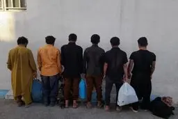 ۱۷۲ تبعه افغانستانی غیرمجاز در زهک بازداشت شدند