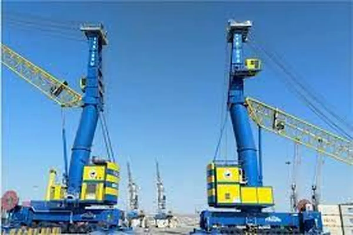 
آمادگی فنی و عملیاتی جرثقیل‌های هندی در بندر چابهار
