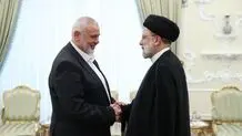 رئیسی در دیدار اسماعیل هنیه: به حمایت از آرمان فلسطین افتخار می‌کنیم