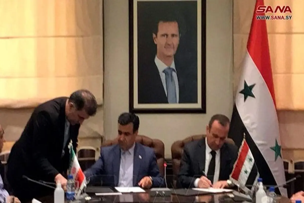 مذکرة تفاهم بین إیران وسوریا لحمایة البیئة ومکافحة ظاهرة العواصف
 الرملیة