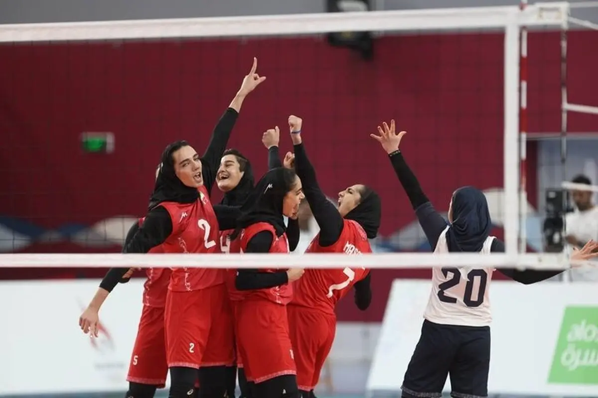 پیروزی مقتدرانه والیبالیست های زن ایران برابر اندونزی
