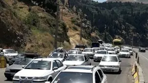 آخرین خبر از وضعیت ترافیک جاده کرج-چالوس/ترافیک سنگین در جاده کرج - چالوس