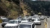 آخرین خبر از وضعیت ترافیک جاده کرج-چالوس/ترافیک سنگین در جاده کرج - چالوس