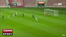 گل دوم ایران به تانزانیا را ببینید + ویدئو