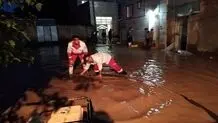 امدادرسانی فوری به سیلاب‌زدگان درمیان
