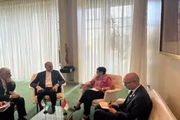 Iran, Indonasia FMs disscuss humanitarian situation in Gaza