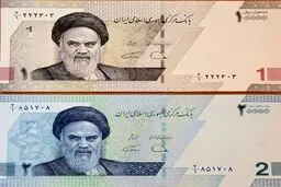 رونمایی از اسکناس‌های جدید یک و دو هزار تومانی