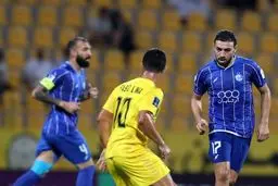 پایان نیمه اول/ الوصل ۳_ استقلال ۱