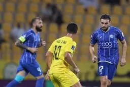 پایان نیمه اول/ الوصل ۳_ استقلال ۱