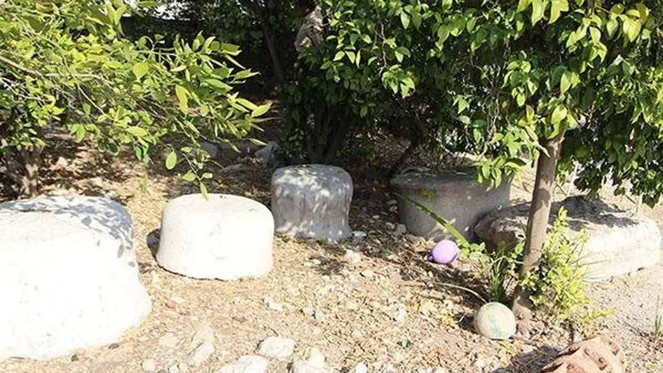 پایه ستون‌های ساسانی در خانه شخصی یک روستایی+ عکس