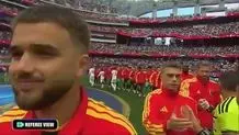 خوش و بش بازیکنان ایران و بلژیک