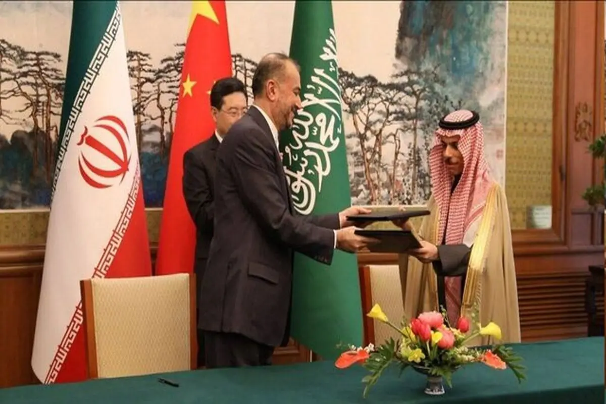 وزیرا الخارجیة الایرانی والسعودی یستعرضان اخر التطورات فی فلسطین