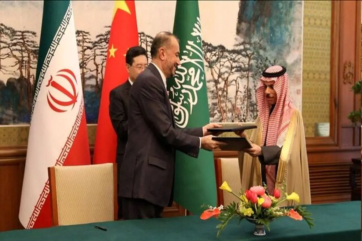 وزیرا الخارجیة الایرانی والسعودی یستعرضان اخر التطورات فی فلسطین