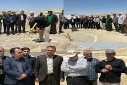 کلنگ گازرسانی به روستای سرتنگ زعفرانی مهران به زمین زده شد

