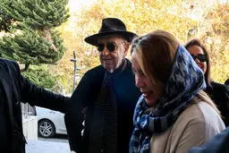 بهمن فرمان آرا در مراسم ترحیم همایون ارشادی + عکس