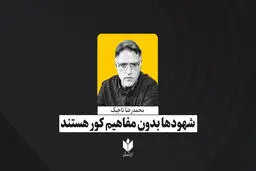 شهودها بدون مفاهیم کور هستند