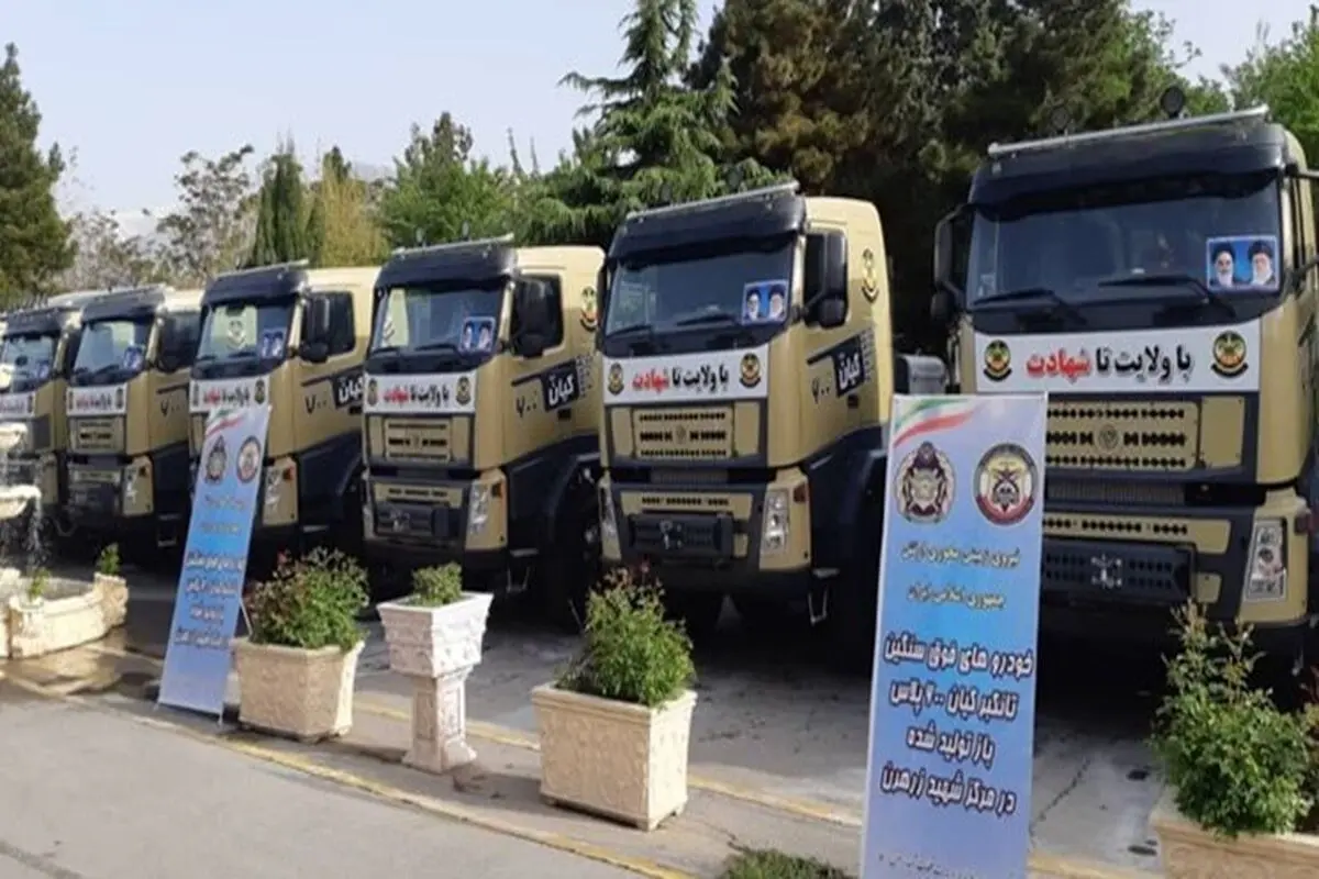 ازاحة الستار عن احدث منجزات القوة البریة للجیش الایراني