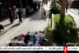 زباله‌ها ازمیر را اشغال کردند + ویدئو
