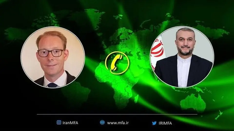 Iran, Sweden FMs discuss bilateral consular issues by phone