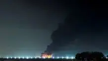 آتش‌سوزی گسترده در مقر ۲ شرکت آمریکایی در بصره

