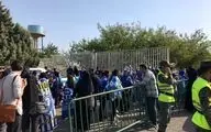 حال و هوای ورزشگاه آزادی هنگام ورود زنان به استادیوم