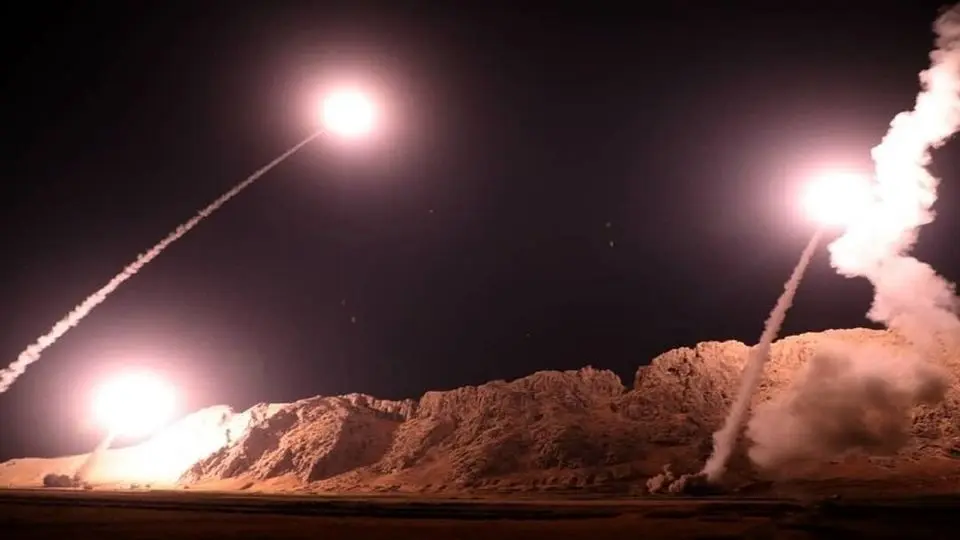 حمله موشکی از عراق به حیفا / ویدئو