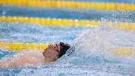 رکورد شنای ۲۰۰ متر کرال پشت ایران شکست