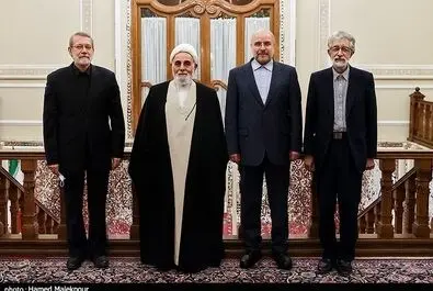 دورهمی برخی از روسای مجلس شورای اسلامی به میزبانی قالیباف