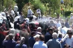  اولین تصاویر از کامپیوتر و لپ‌تاپ‌های جمع‌آوری شده از کمپ «منافقین» توسط پلیس آلبانی