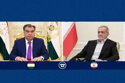 گفتگوی تلفنی روسای جمهور ایران و تاجیکستان