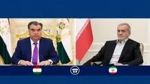 گفتگوی تلفنی روسای جمهور ایران و تاجیکستان