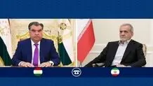 گفتگوی تلفنی روسای جمهور ایران و تاجیکستان
